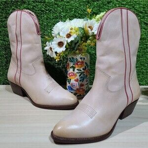 Free People Borderline Western Boot Pink EU 36.5 New